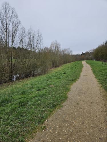 Parc des Bordes, tour de l'étang